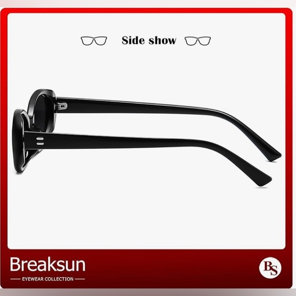Stylish Oval Sunglasses Set - Black and Tortoise main image 7